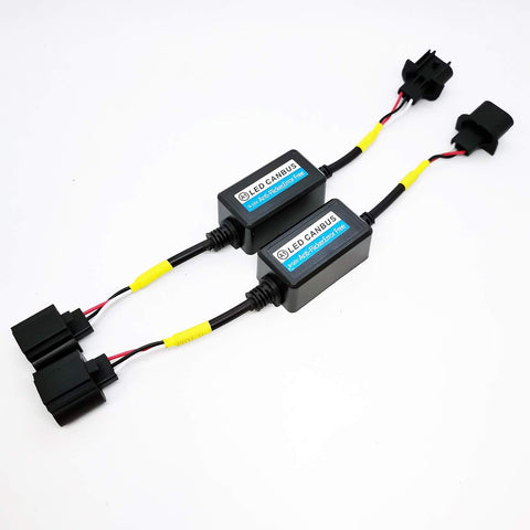 SOCAL-LED 2x H13 9008 A1 LED Decoder Strong Canbus Error Code Warning Canceller Anti Flicker Relay Adapter