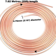 N/Y Brake Pipe Repair Kit - Copper Brake Pipe Line Repair Kit Pipe End Flare Cutter Bender 3/16 Inch, Car Brake Pipe Kit