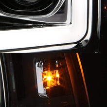 For 1999-2004 F250 F350 F450 F550 SuperDuty LED Tube Bar Projector Headlights Driver+Passenger Side