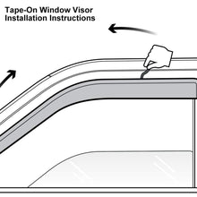 4pcs Sun/Rain Guard Vent Shade Window Visors Compatible with 2014-2020 Rogue,100% Brand New in Factory Original Condition