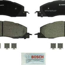 Bosch BC1399 QuietCast Premium Ceramic Disc Brake Pad Set For Dodge: 2009-2010 Ram 2500, 2009-2010 Ram 3500; Ram: 2011-2017 2500, 2011-2017 3500; Front