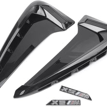 Newsmarts Car Air Flow Side Vent Fender Trim Decoration Sticker Exterior Shark Grille Décor for BMW X5