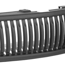 Front Upper Bumper Grille Grill Replacement for Chevy Silverado 1500 07-13