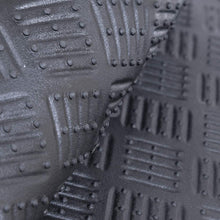 BDK Universal Fit 4-Piece Set Metallic Design Car Floor Mat - Heavy Duty All Weather with Rubber Backing (Carbon)