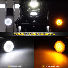 NTHREEAUTO 2 Inch Bullet Front & Rear LED Turn Signals 12V Motorcycle Brake Running Lights Panel with 1157 Base Compatible with Harley Sportster, Dyna, Iron 883, Road King, Softail, Electra Glide