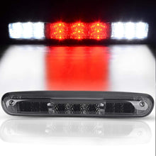 DWVO 3rd Brake Light Compatible with 2007-2014 Chevrolet Silverado GMC Sierra 1500 2500 3500 Red/White LED Smoke Lens High Mount Third Brake Light Cargo Tail Lamp