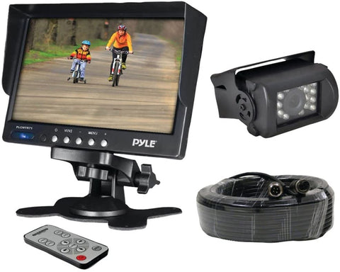 Car Backup Rear View Camera - Reverse Parking Rearview Back Up Car Camera And Monitor Video System w/ 7