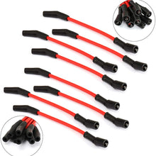 CTCAUTO Ignition Wire Sets Replacement for Cadillac Chevy GMC Hummer H2 1999-2007 (Set of 8)