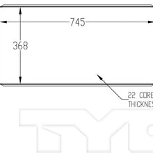 TYC 13326 Chevrolet Impala Replacement Radiator
