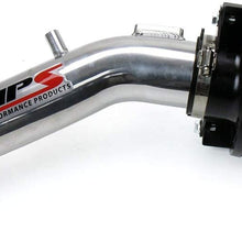 HPS 27-173P Polish Short Ram Air Intake Kit with Heat Shield (Non-CARB Compliant)
