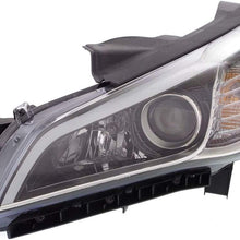 Diften 168-C4978-X01 - New Headlight Driving Head light Headlamp Driver Left Side LH Hand HY2502183