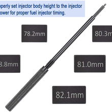 Gauge Blocks and knurled Handles-Engine Idle Speed Adjustment Tool（Total of Six Pieces and One Suit）:for 3350 Detroit Diesel Engine Series Such As： J-35637-A J-1853J-42749J-42665J-39697 …
