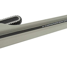 24" Aluminum Super Heavy Duty Pipe Wrench, Phosphated Jaws