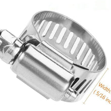 Cococart 20pcs Spring Band Type Action Fuel line Silicone Vacuum Hose Pipe Clamp Low Pressure Air Clip Clamps (6-27mm)