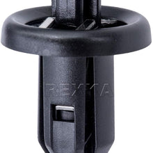 Rexka 40pcs Bumper Fender Grille Splash Shield Clips 91506-S9A-003 Stem Length 16 mm for Honda Accord Civic CR-V Odyssey