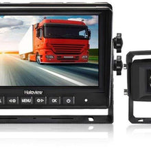 Haloview MC7611 1080P High Definition 7" Digital Wired Backup Camera System for Truck/Trailer/Bus/RV/Pickups/Camper/Van/Farm Mach(MC7611)