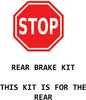 Detroit Axle - Pair (2) Rear Disc Brake Kit Rotors w/Ceramic Pads w/Hardware & Brake Kit Cleaner & Fluid for 2001 2002 2003 2004 2005 2006 Acura MDX AWD - [2003-2008 Honda Pilot]