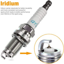 Set of 6 QYL Laser Iridium Spark Plugs Replacement# 3657 IZFR5K11