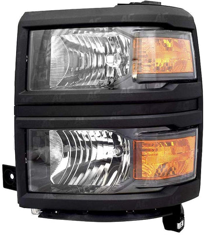 GM2502395 Headlight Assembly Driver Side Fits Chevrolet Silverado 1500 2014-2015