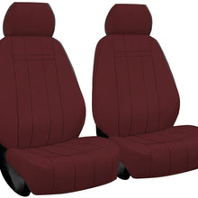 Front Seats: ShearComfort Custom Waterproof Cordura Seat Covers for Toyota Corolla (2020-2020) in Burgundy for Buckets w/Adjustable Headrests (LE Model)