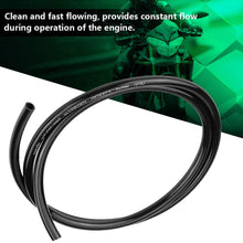 Fuel Line,Motorcycle Universal Non Braided Rubber Fuel Line Hose Petrol Oil Pipe 1m Long Car Accessories Black