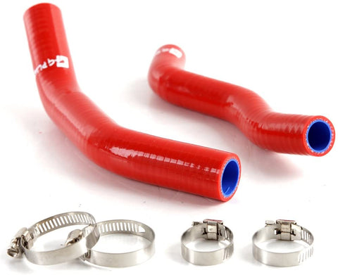 2PCS Silicone Radiator Hose Tube Kit Clamps For Suzuki LTZ400 LTZ 400 2009-2010 Red