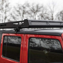 Rough Country LED Roof Rack System (fits) 2018-2020 Jeep Wrangler JL | 50" Light Bar | (2) Cubes | Steel | 10622