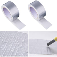 DREAMLANDSALES 2PC/PAK Butyl Waterproof Tape 2" X 16' Leak Proof Long Lasting Watertight Rubber Putty Butyl Tape for RV Repair, Window, Silicone, Boat and Pipe Sealing, Glass EDPM Rubber Roof Patching