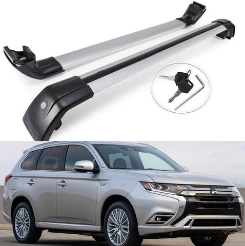 SAREMAS US roof Cargo Racks for Mitsubishi Outlander 2013-2020 2021 Roof Rack Cross Bars Rail Luggage Carrier Lockable (Also fit PHEV)