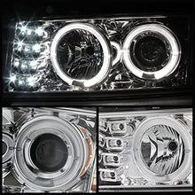 Spyder Auto 5074157 LED Halo Projector Headlights Chrome/Clear