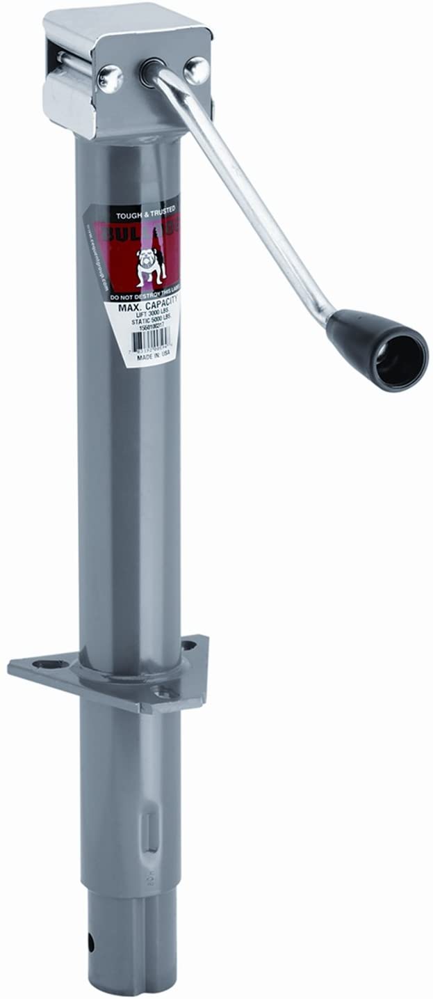 Bulldog 1550100317 A-Frame Trailer Jack,silver,3,000 lbs.