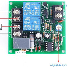 Module Power Time Sequence Board 10s Adjustable Sequential Controller Module AC 220V 10A 2-Channel 2CH Sequential Start Reverse Stop