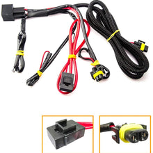 Xotic Tech 880 H8 H11 Relay Wiring Harness Conversion Kit with Switch Connector Socket for LED Fog Daytime Running Light DRL, Waterproof 12V 40AMP