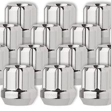 DPAccessories LOS2L6HC-CH04020 20 Chrome 12x1.5 Open End Spline Tuner Lug Nuts for Aftermarket Wheels Wheel Lug Nut