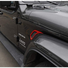 Voodonala for Jeep JL Air Conditioner Outlet Vent Trim for 2018 2019 Jeep JL Wrangler Unlimited Red 2PCS