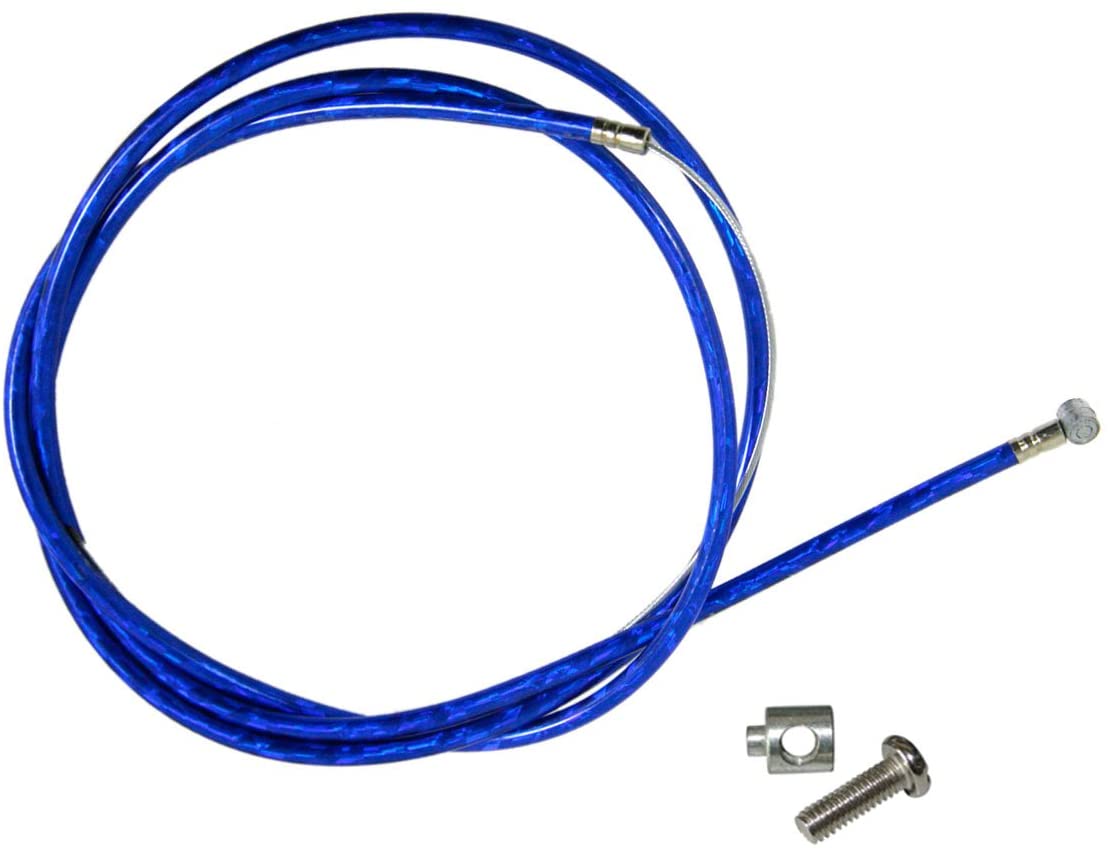 JRL Blue Throttle Clutch Cable Line Clutch Cable Lock for 66cc 80cc Motorized Bike