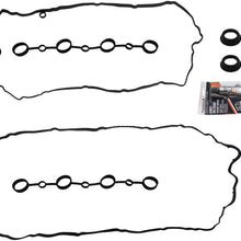 Spark Plug Seals and Cam Gasket Valve Cover Gasket Set Replacement for Porsche Cayenne V8 4.5L 2003 2004 2005 2006#94810593205 94810593300 94810593400 by LAFORMO
