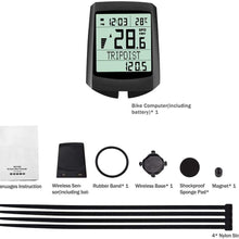 XinQuan Wang Bicycle Multifunction Bike Computer Odometer LCD Display Digital Wireless Speed Meter Cycling Speedometer Auto Gauge