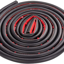 2 Rubber Gaskets Hard Saddlebag Lids Weather Strip Seal Fit Harley Davidson Touring Electra Glide+Road Glide+Street Glide+Road King Replace 90675-93A