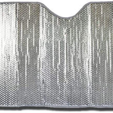 Double Bubble Front Windshield Shade Window Shade- Accordion Folding Auto Sunshade for Car Truck SUV-Blocks UV Rays Sun Visor Protector-Keeps Your Vehicle Cool