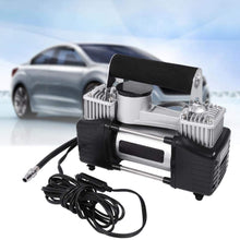 Air Compressor Tire Inflator, Portable Dual Cylinder 150 PSI 12V Car Tire Pump With Pressure Gauge for Auto, Trucks, Bicycles, Balls