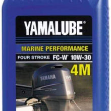 Yamaha Yamalube 4M Outboard FC-W 10W-30 Four Stroke Engine Oil One Quart