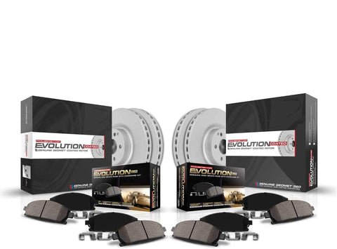 Power Stop CRK6762 front and rear Z17 Evolution Geomet Coated Brake Kit