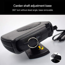 JXHD 12V Car Heater/Cold Fan - Heater Cooling Defroster Defogger 150W,Black