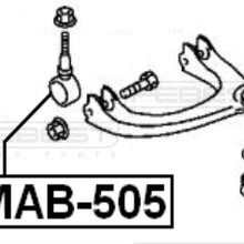 FEBEST MAB-505 Upper Arm Bushing