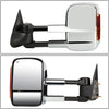 DNA Motoring TWM-001-T999-CH-AM+DM-074 Pair of Towing Side Mirrors + Blind Spot Mirrors