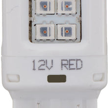 Philips 7443RLED Ultinon LED Bulb (Red), 2 Pack