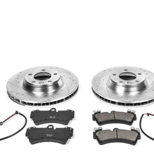 Power Stop K4558 Front Brake Kit with Drilled/Slotted Brake Rotors and Z23 Evolution Ceramic Brake Pads