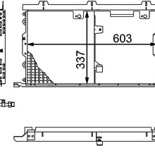 MAHLE Behr AC 210 000P A/C Condenser