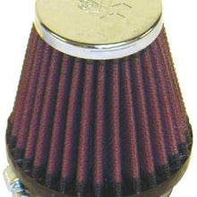 K&N Universal Clamp-On Air Filter: High Performance, Premium, Washable, Replacement Filter: Flange Diameter: 2.125 In, Filter Height: 3 In, Flange Length: 0.625 In, Shape: Round Tapered, RC-2330